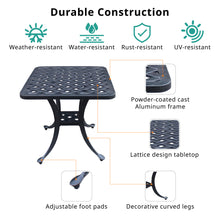 Load image into Gallery viewer, Cast Standard End Table, Dark Lava Bronze