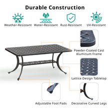 Load image into Gallery viewer, 21"x42" Standard Coffee Table, Dark Lava Bronze