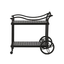 Load image into Gallery viewer, Cast Aluminum Tea Cart, Dark Lava Bronze