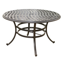 Load image into Gallery viewer, Aluminum 49" Round Dining Table