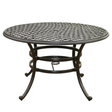 Load image into Gallery viewer, Aluminum 49" Round Dining Table