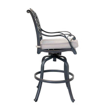 Load image into Gallery viewer, Outdoor Aluminum Bar Stool With Cushion