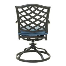 Load image into Gallery viewer, Aluminum Dining Swivel Chair With Cushion