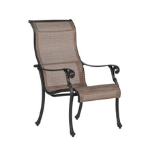 Load image into Gallery viewer, Sling Patio Chair With Aluminum Frame, All-Weather Furniture, Dark Lava Bronze