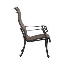 Load image into Gallery viewer, Sling Patio Chair With Aluminum Frame, All-Weather Furniture, Dark Lava Bronze