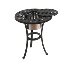 Load image into Gallery viewer, Aluminum 21" Round Table With Ice Bucket