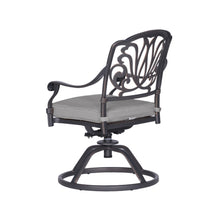 Load image into Gallery viewer, Cast Aluminum Aluminum Dining Swivel Rocker With Sunbrella Cushion