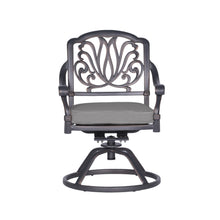 Load image into Gallery viewer, Cast Aluminum Aluminum Dining Swivel Rocker With Sunbrella Cushion