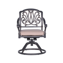 Load image into Gallery viewer, Cast Aluminum Aluminum Dining Swivel Rocker With Sunbrella Cushion