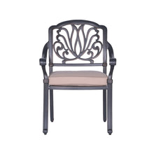 Load image into Gallery viewer, Aluminum Dining Armchair With Sunbrella Cushion