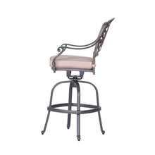 Load image into Gallery viewer, Aluminum Bar Stool With Cushion