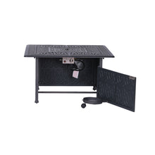 Load image into Gallery viewer, 44" Chat Height Gas Fire Pit Table With Doors For Outdoor Use