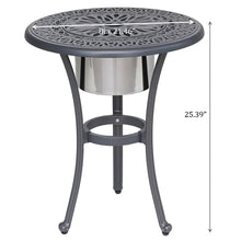 Load image into Gallery viewer, 22" Round Ice Bucket Table