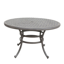 Load image into Gallery viewer, 52" Cast Aluminum Round Dining Table
