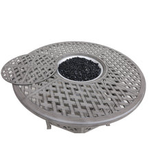 Load image into Gallery viewer, Cast Aluminum Propane Gas Firepit Table