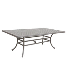 Load image into Gallery viewer, 46x86 Inch Cast Aluminum Rectangle Table, Heritage Grey
