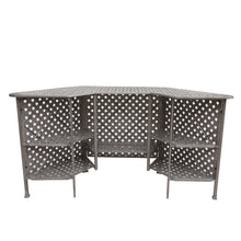 Load image into Gallery viewer, Cast Alumnim Weave Pattern Party Bar Table