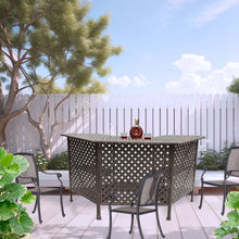 Load image into Gallery viewer, Cast Alumnim Weave Pattern Party Bar Table
