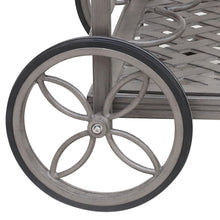 Load image into Gallery viewer, Cast Aluminum Tea Cart, Heritage Grey