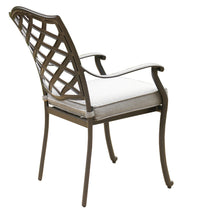 Load image into Gallery viewer, Aluminum Dining Arm Chair With Sunbrella Cushion