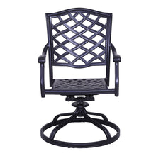 Load image into Gallery viewer, Aluminum Dining Swivel Chair