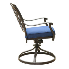 Load image into Gallery viewer, Aluminum Dining Swivel Chair With Cushion