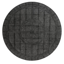 Load image into Gallery viewer, Cast Aluminum Propane Gas Firepit Table with Wicker Base