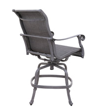 Load image into Gallery viewer, Outdoor Sling Counter Stool With Aluminum Frame