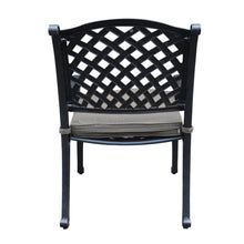 Load image into Gallery viewer, Aluminum Outdoor Dining Arm Chair With Sunbrella Cushion