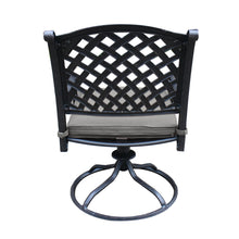 Load image into Gallery viewer, Outdoor Aluminum Dining Swivel Rocker Chair with Sunbrella Cushion