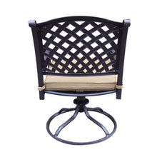 Load image into Gallery viewer, Outdoor Aluminum Dining Swivel Rocker Chair with Sunbrella Cushion