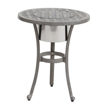 Load image into Gallery viewer, Aluminum 21" Round Table With Ice Bucket