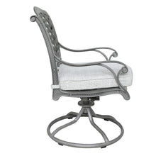 Load image into Gallery viewer, Aluminum Dining Swivel Rocker Chair