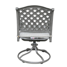 Load image into Gallery viewer, Aluminum Dining Swivel Rocker Chair
