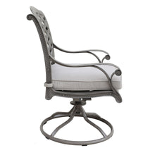 Load image into Gallery viewer, Aluminum Dining Swivel Rocker Chair