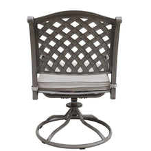Load image into Gallery viewer, Aluminum Dining Swivel Rocker Chair