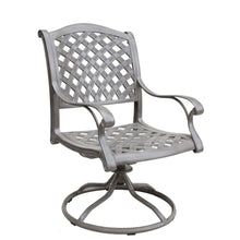 Load image into Gallery viewer, Outdoor Aluminum Dining Swivel Rocker Chair