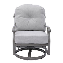 Load image into Gallery viewer, Outdoor Patio Aluminum Club Swivel Glider with Cushion
