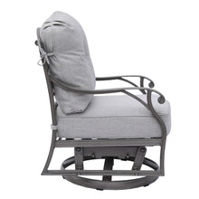 Load image into Gallery viewer, Outdoor Patio Aluminum Club Swivel Glider with Cushion