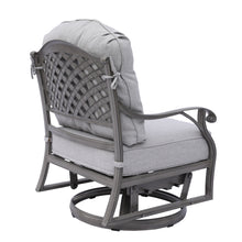 Load image into Gallery viewer, Outdoor Patio Aluminum Club Swivel Glider with Cushion