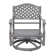 Load image into Gallery viewer, Outdoor Patio Aluminum Club Swivel Glider with Cushion
