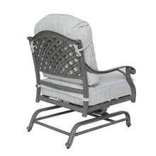 Load image into Gallery viewer, Outdoor Patio Aluminum Motion Club Chair with Cushion