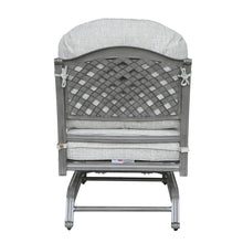 Load image into Gallery viewer, Outdoor Patio Aluminum Motion Club Chair with Cushion