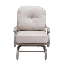 Load image into Gallery viewer, Outdoor Patio Aluminum Motion Club Chairs with Cushion