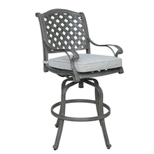 Load image into Gallery viewer, Aluminum Bar Stool with Cushion