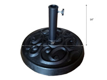 Load image into Gallery viewer, 35 Lbs Resin Umbrella Base, Floral