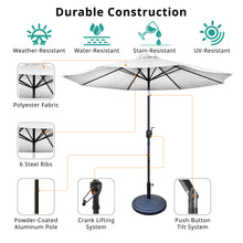 Load image into Gallery viewer, 9' Pole Umbrella With Carry Bag, Base Not Included, Creme