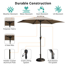 Load image into Gallery viewer, 9' Pole Umbrella With Carry Bag, Base Not Included, Gray