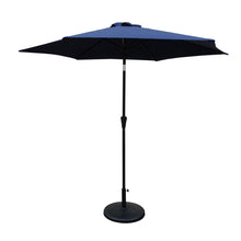 Load image into Gallery viewer, 9' Pole Umbrella With Carry Bag, Base Not Included, Navy Blue