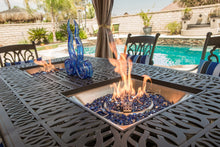 Load image into Gallery viewer, 84" x 44" Rectangle Dining Wrap Firepit Table With 2 Burners Signature (Burner Included)